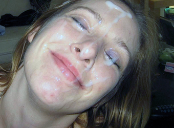 Girls covered with cum