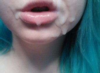 Girls covered with cum