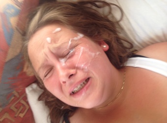 Girls covered with cum