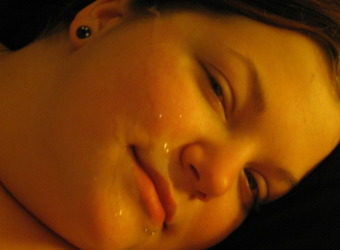 Girls covered with cum