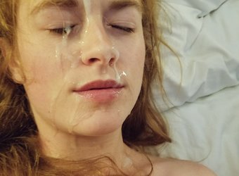 Girls covered with cum